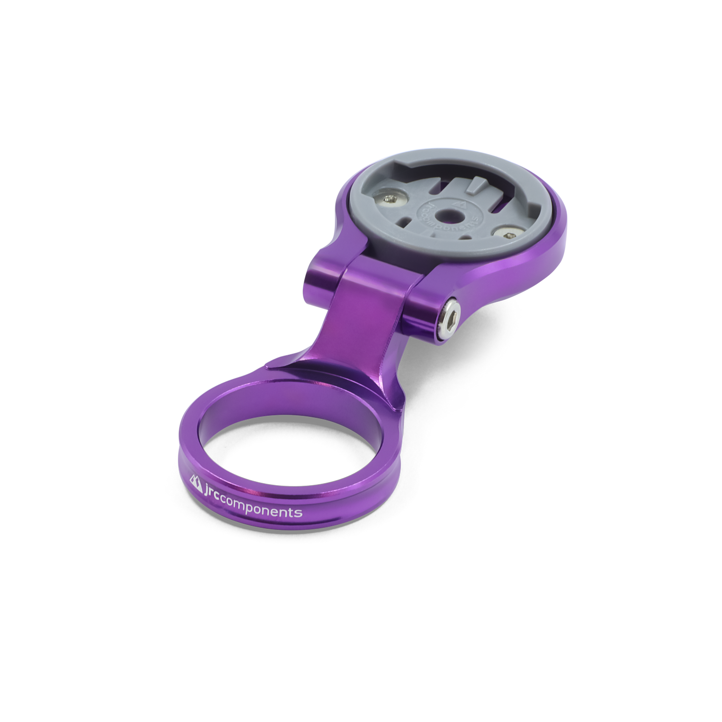 Purple, lightweight aluminium Ridge headset mount for Wahoo