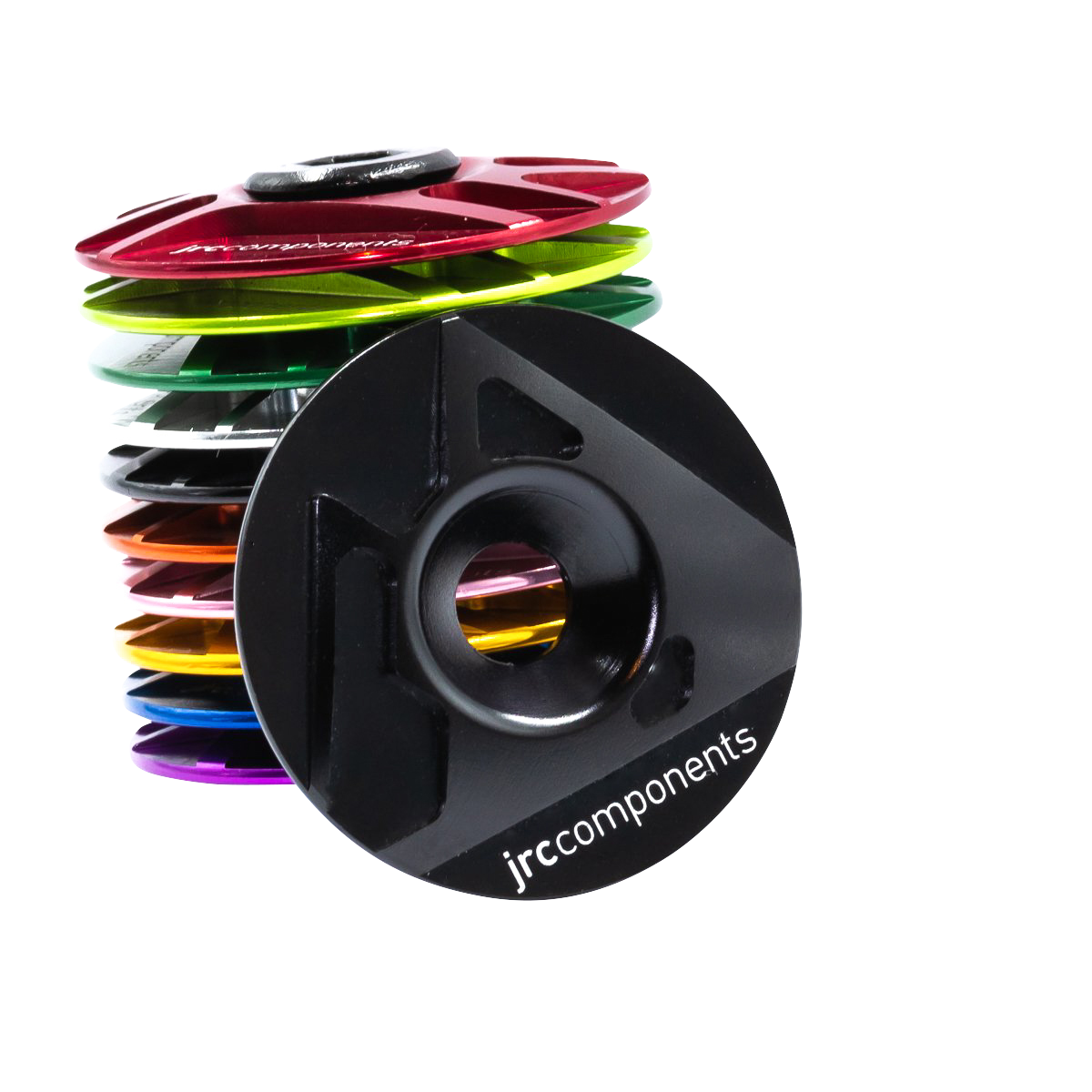 Aluminium Ahead Stem Top Cap JRC Mountain Logo Design JRC Components