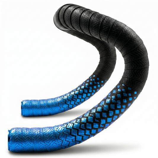 Blue, JRC Components Orimono metallic bicycle handlebar tape