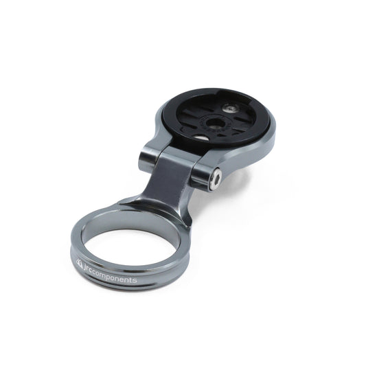 Gunmetal, lightweight aluminium Ridge headset mount for Garmin