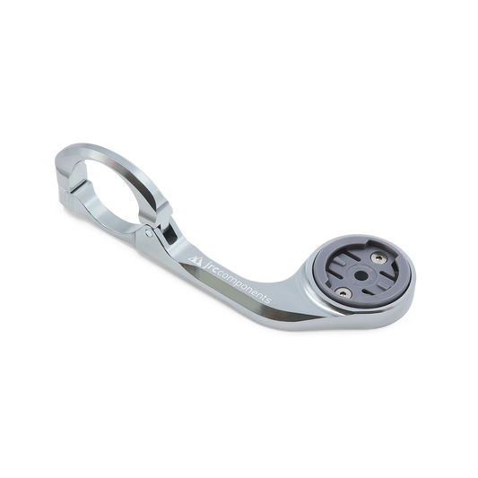 Gunmetal, lightweight aluminium Low Profile Out Front computer mount for Wahoo
