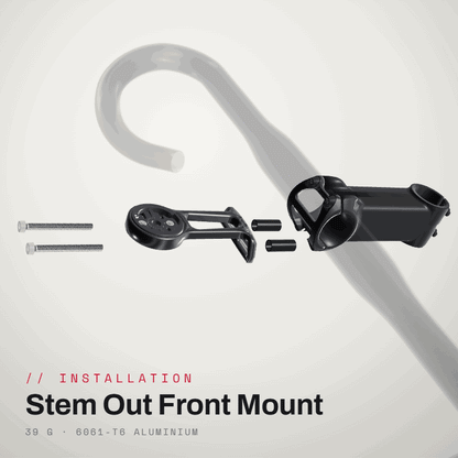Stem Out Front Mount - Garmin