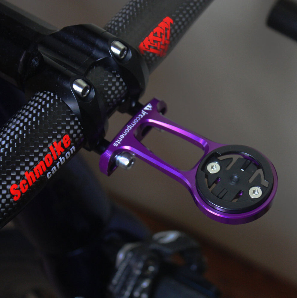 Titanium Out Front Computer Mounts Bike Stem Computer Out Front Wahoo Elemnt Mount | JRC Components