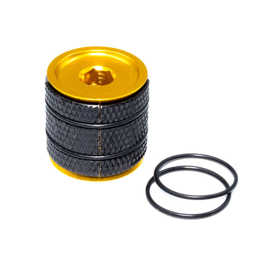 JRC Components Lightweight Bicycle Components Superlight Headset Expander Plug  In Gold