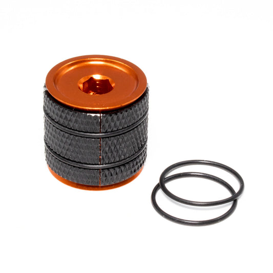 JRC Components Lightweight Bicycle Components Superlight Headset Expander Plug  In Orange