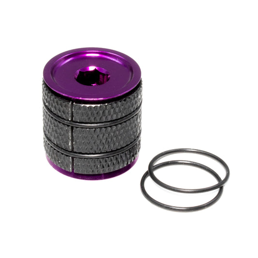 JRC Components Lightweight Bicycle Components Superlight Headset Expander Plug  In Purple